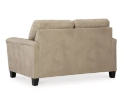 Tishen Pebble Sand Faux Leather Loveseat -Optimal furniture sale 810669862 A2