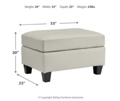 Signature Design By Ashley Genoa Leather Ottoman 20 Signature Design By Ashley Genoa Leather Ottoman -Optimal furniture sale 810697951 A8