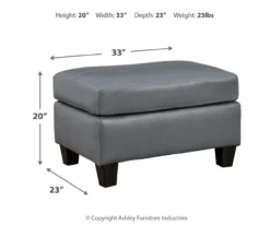 Signature Design By Ashley Genoa Leather Ottoman 25 Signature Design By Ashley Genoa Leather Ottoman -Optimal furniture sale 810697957 A8